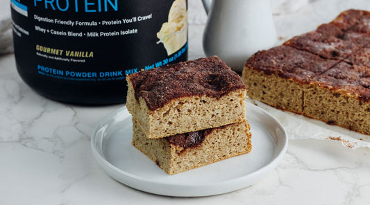 High Protein Cinnamon Sugar Cake
