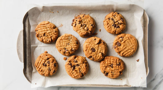 Protein Peanut Butter Chocolate Chip Cookies