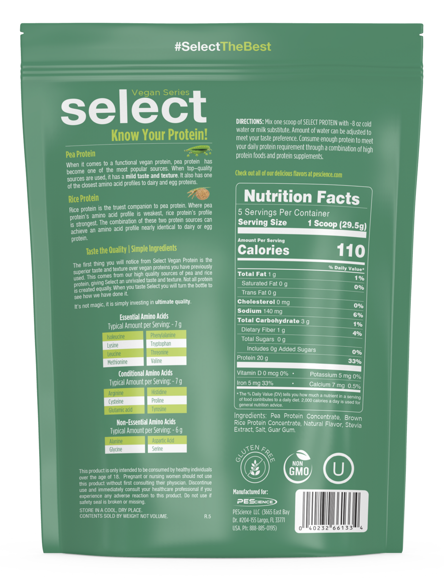 Vegan Select Protein - Pack varié