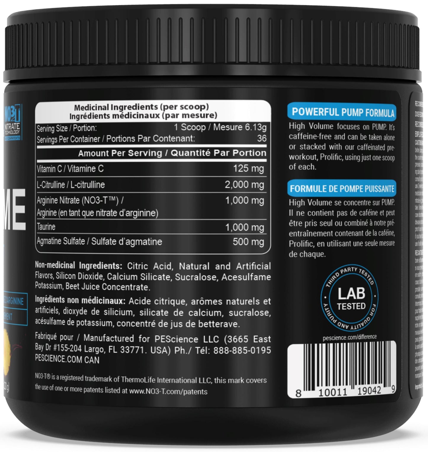 PEScienceCA High Volume Pre-Workout