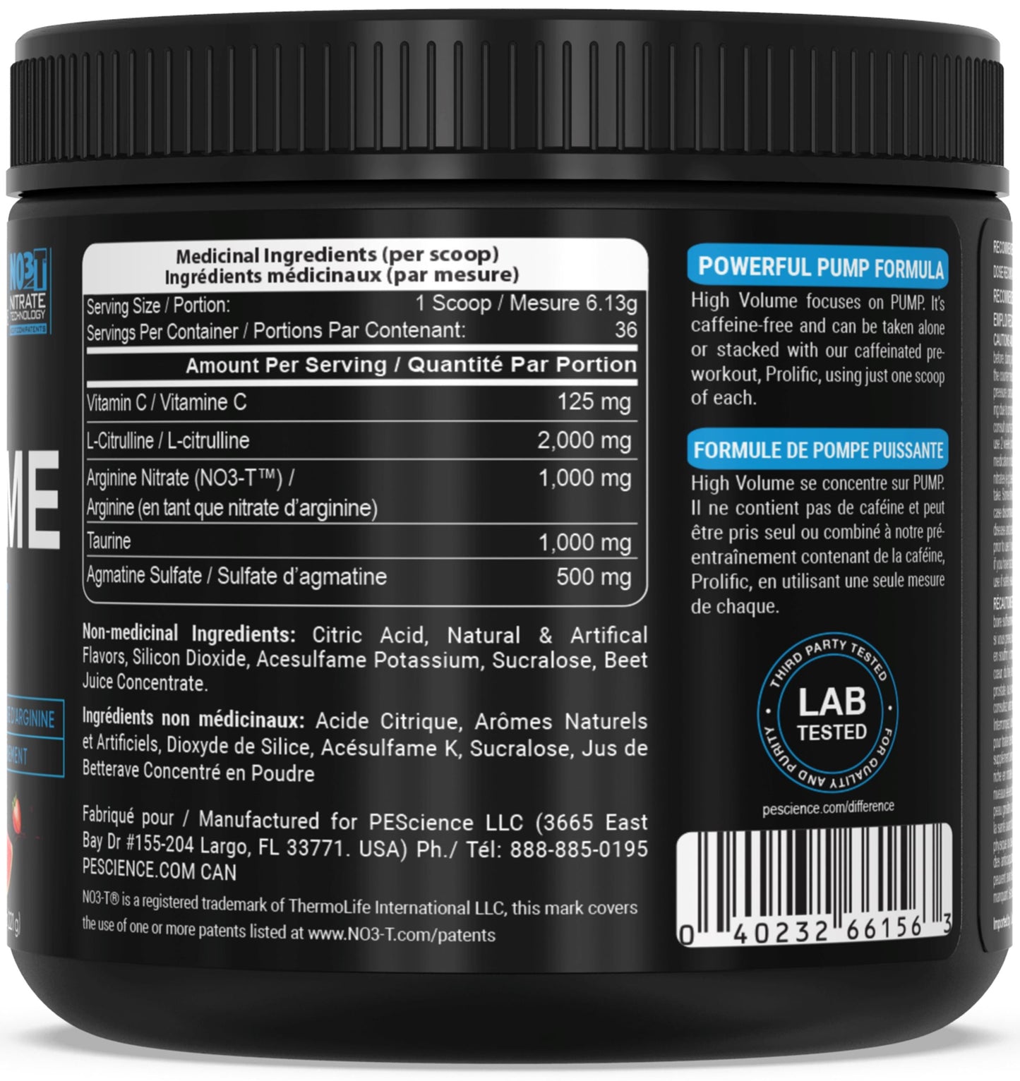 PEScienceCA High Volume Pre-Workout