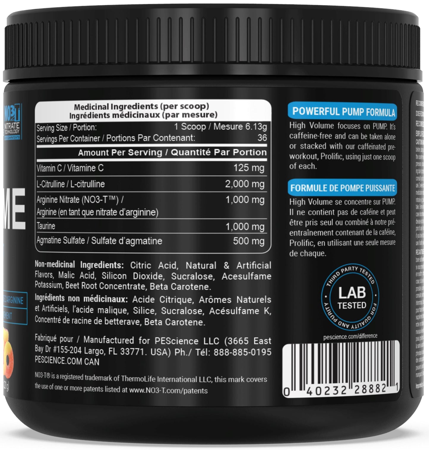 PEScienceCA High Volume Pre-Workout