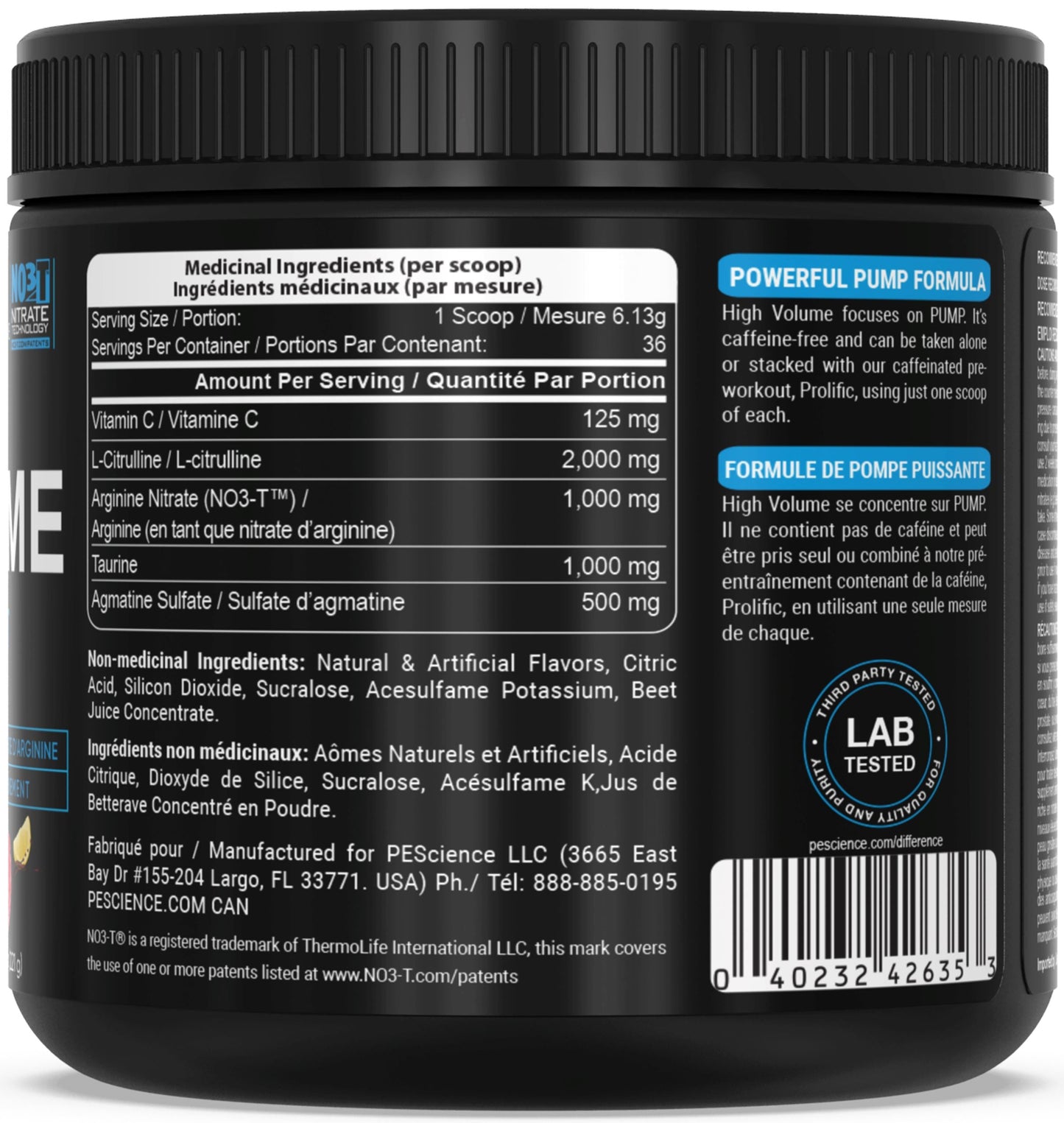 PEScienceCA High Volume Pre-Workout