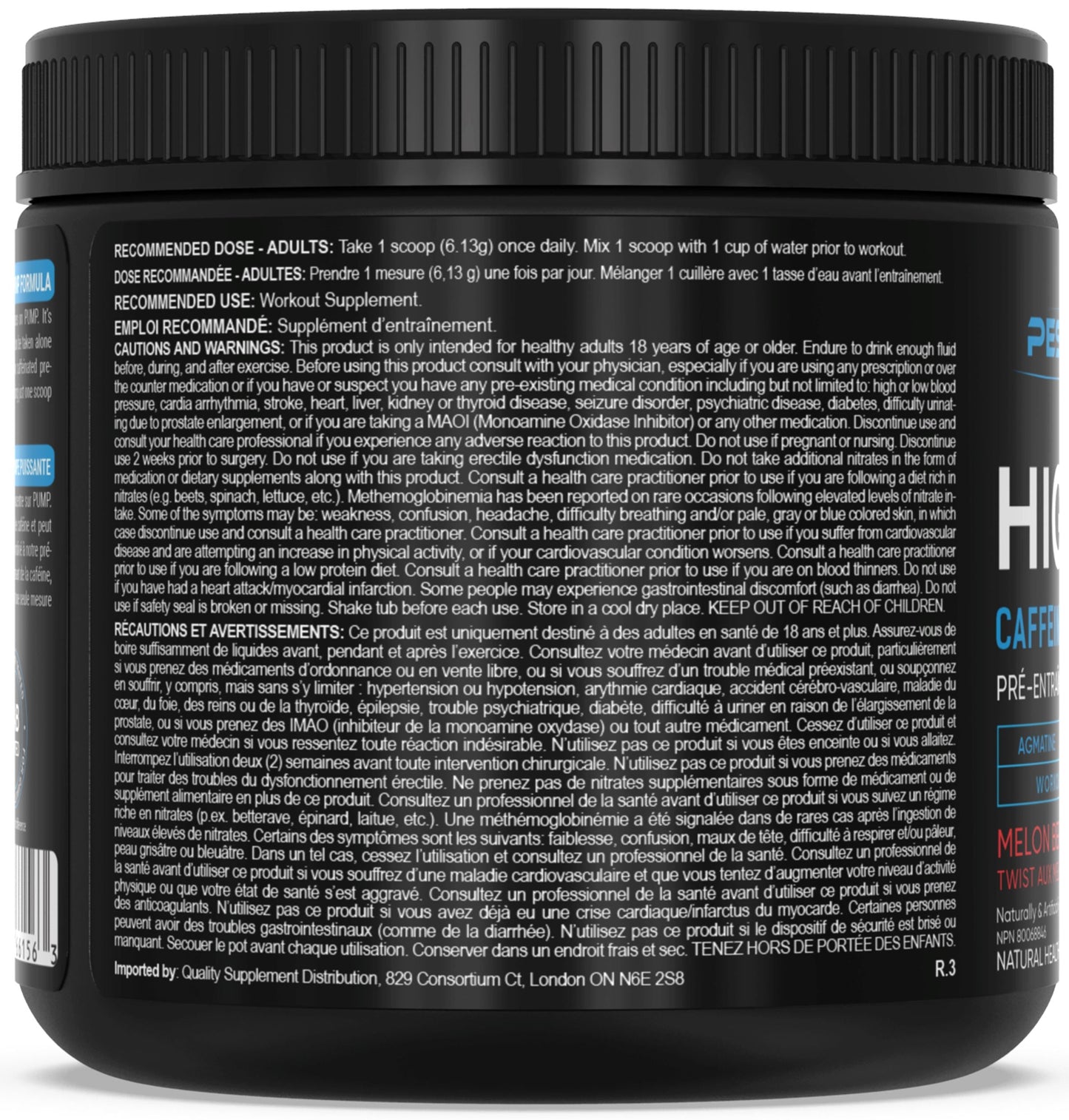 PEScienceCA High Volume Pre-Workout