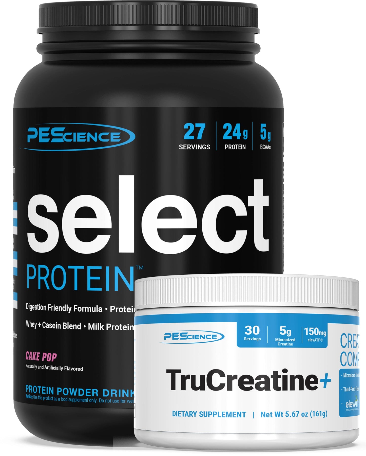 PEScience Lean Mass Stack SELECT Cake Pop TruCreatine Powder