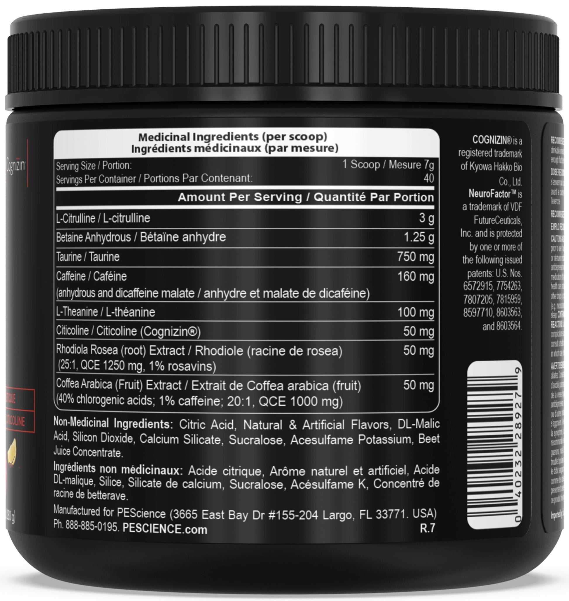 PEScienceCA Prolific Pre-Workout
