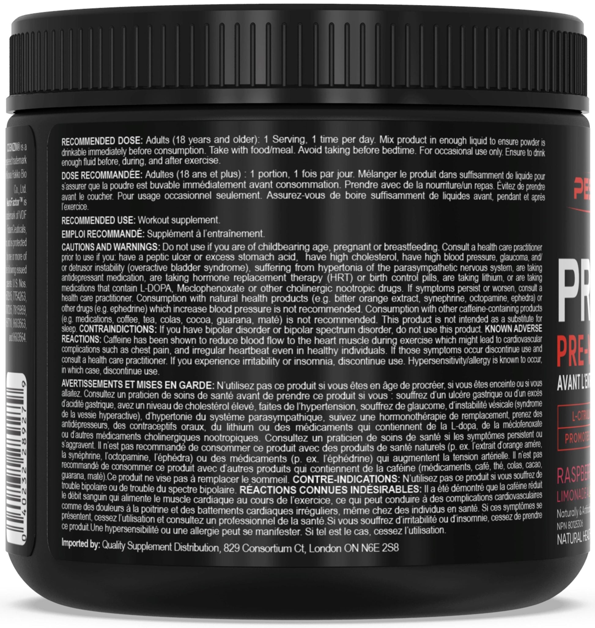 PEScienceCA Prolific Pre-Workout