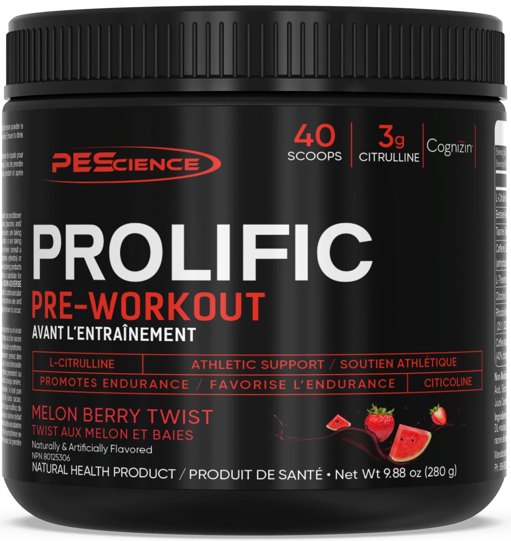 PEScienceCA Prolific Pre-Workout