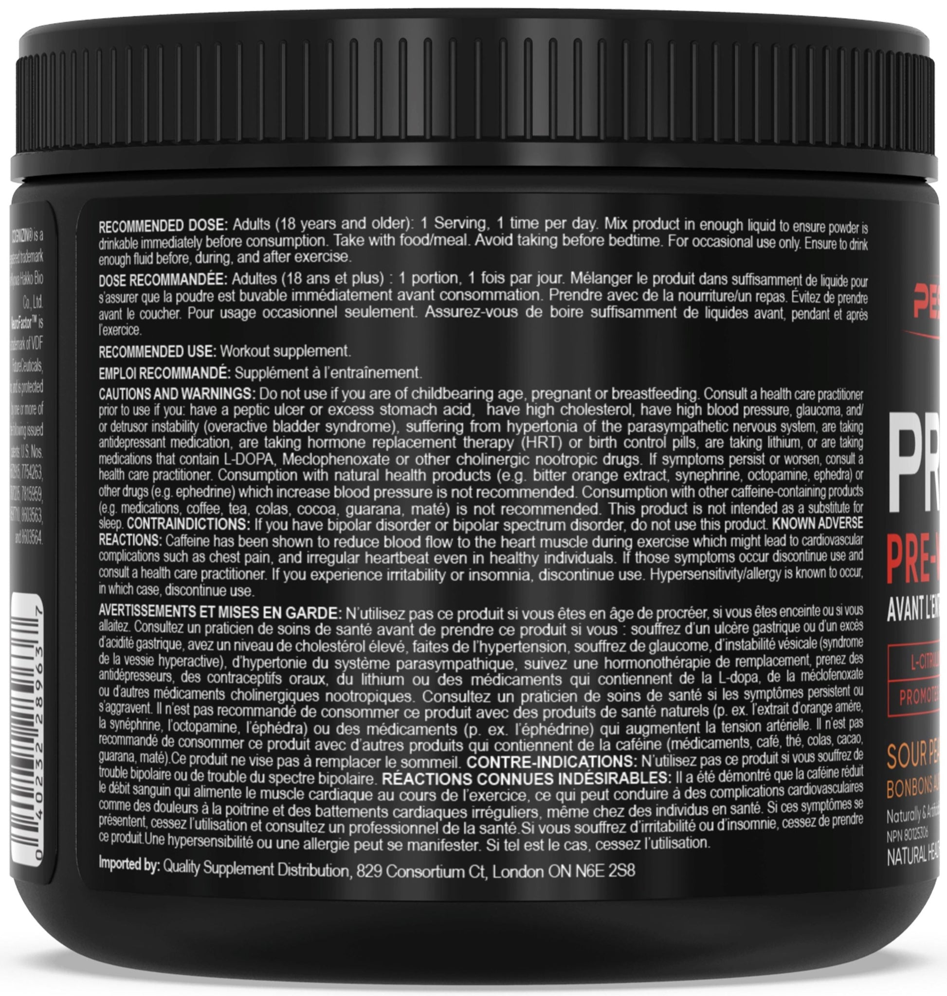 PEScienceCA Prolific Pre-Workout