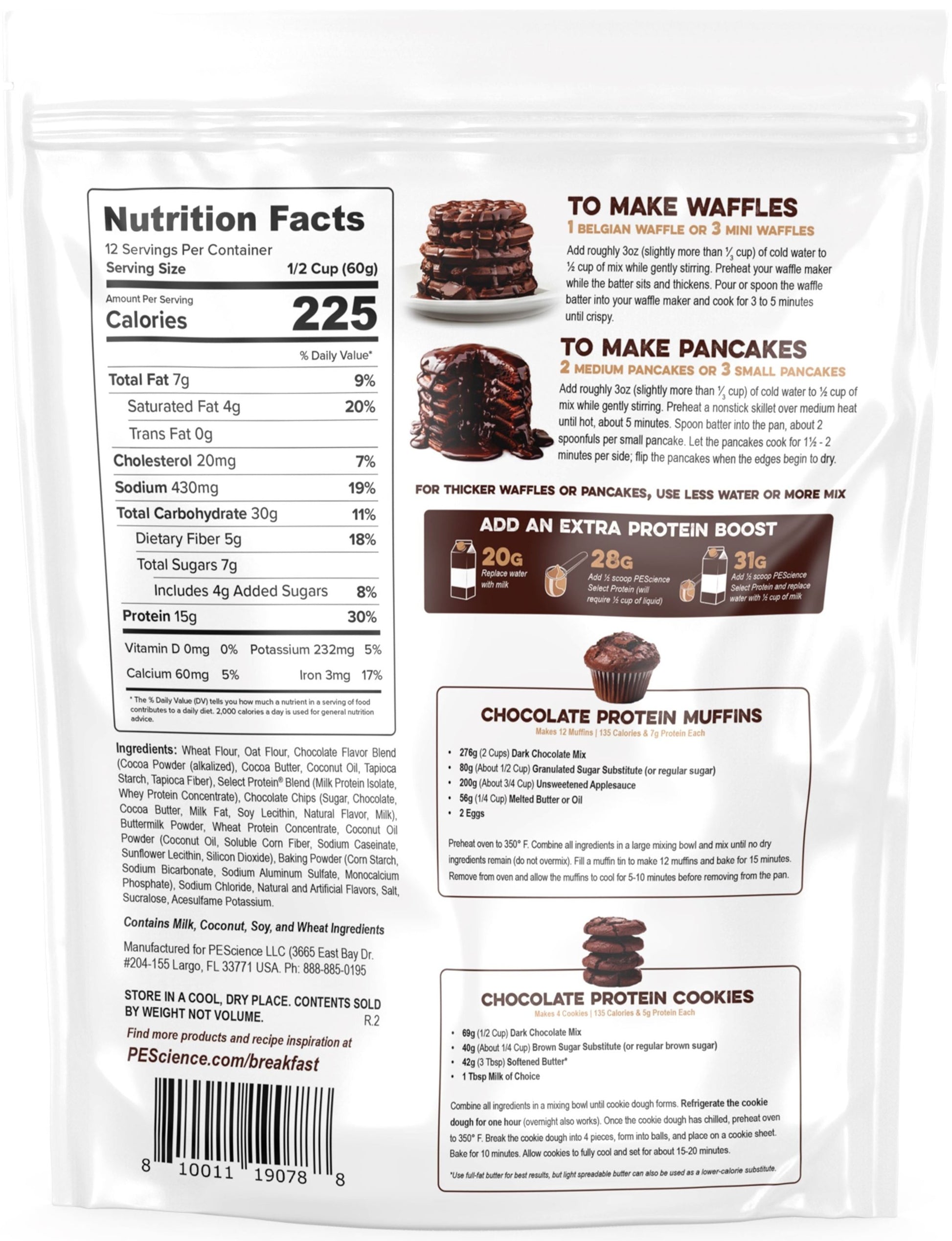 PEScienceCA Protein Pancake & Waffle Mix