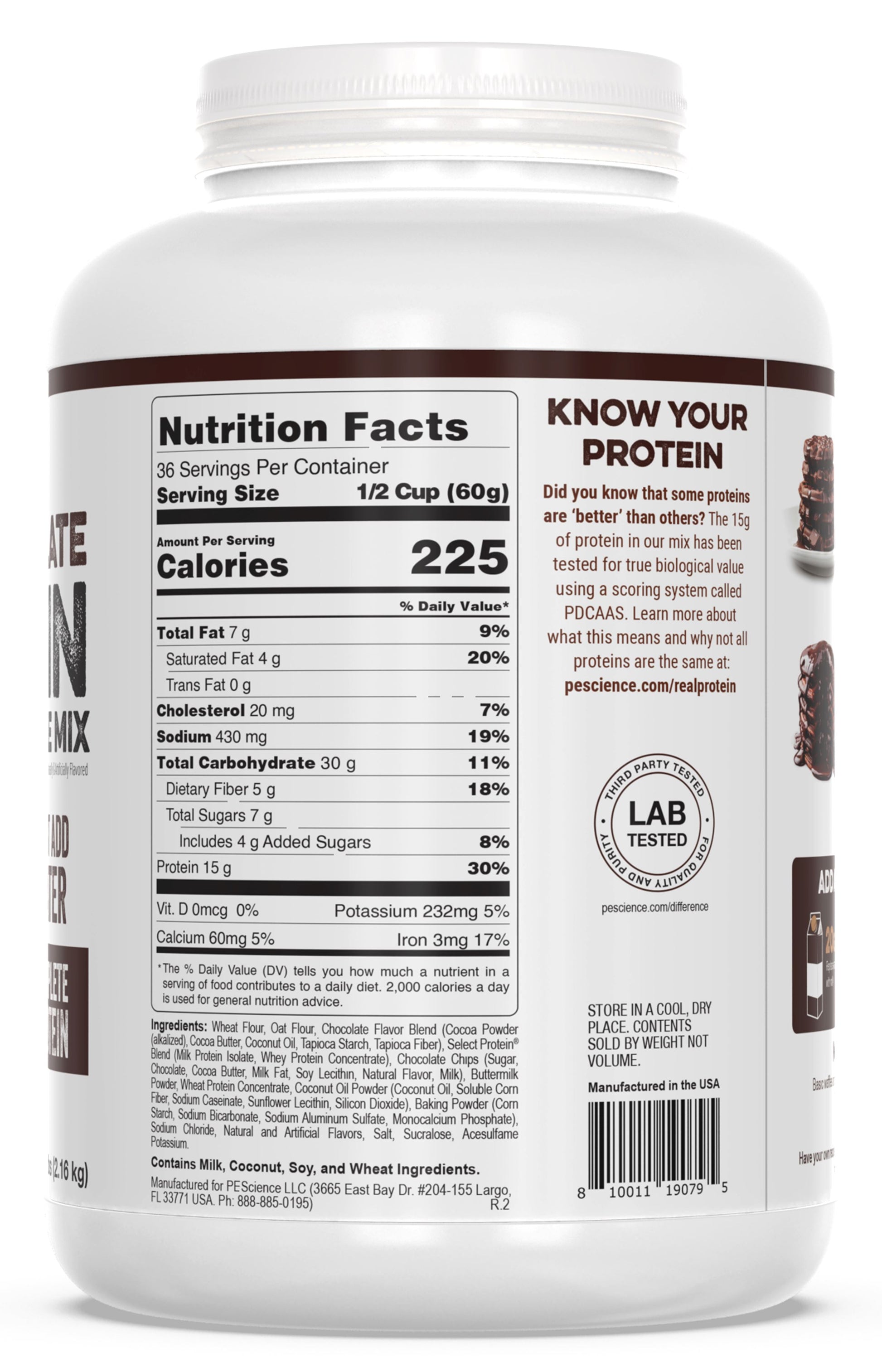 PEScienceCA Protein Pancake & Waffle Mix