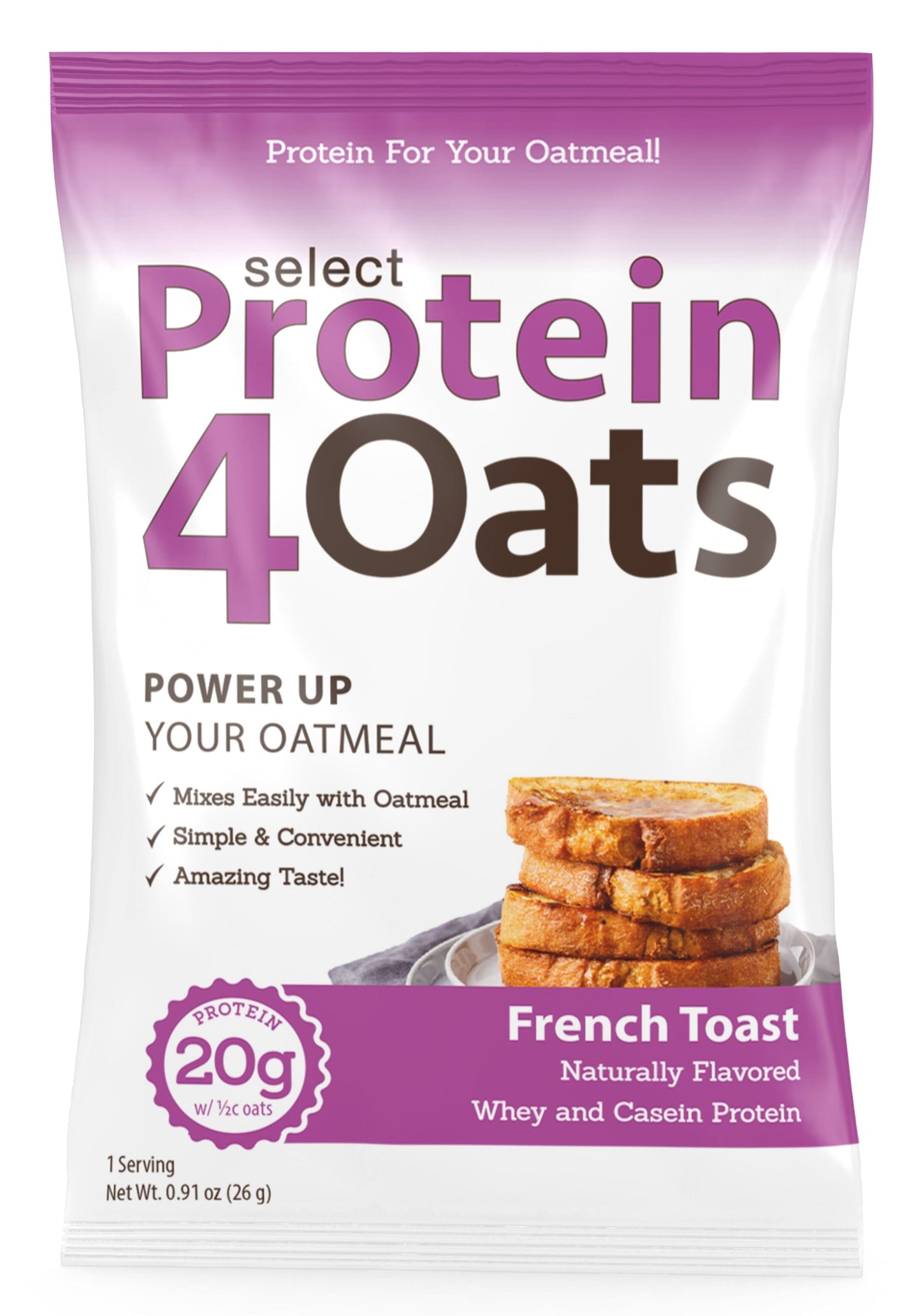 PEScienceCA Protein4Oats French Toast 1 Sample