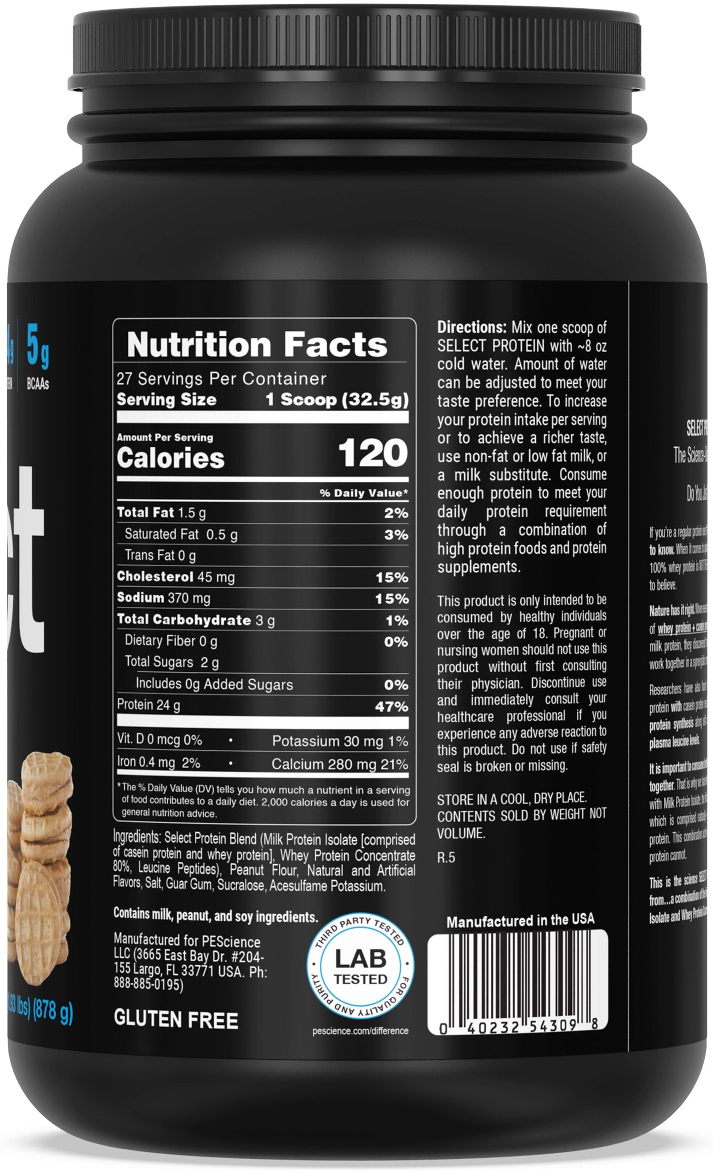 PEScienceCA Select Protein Powder
