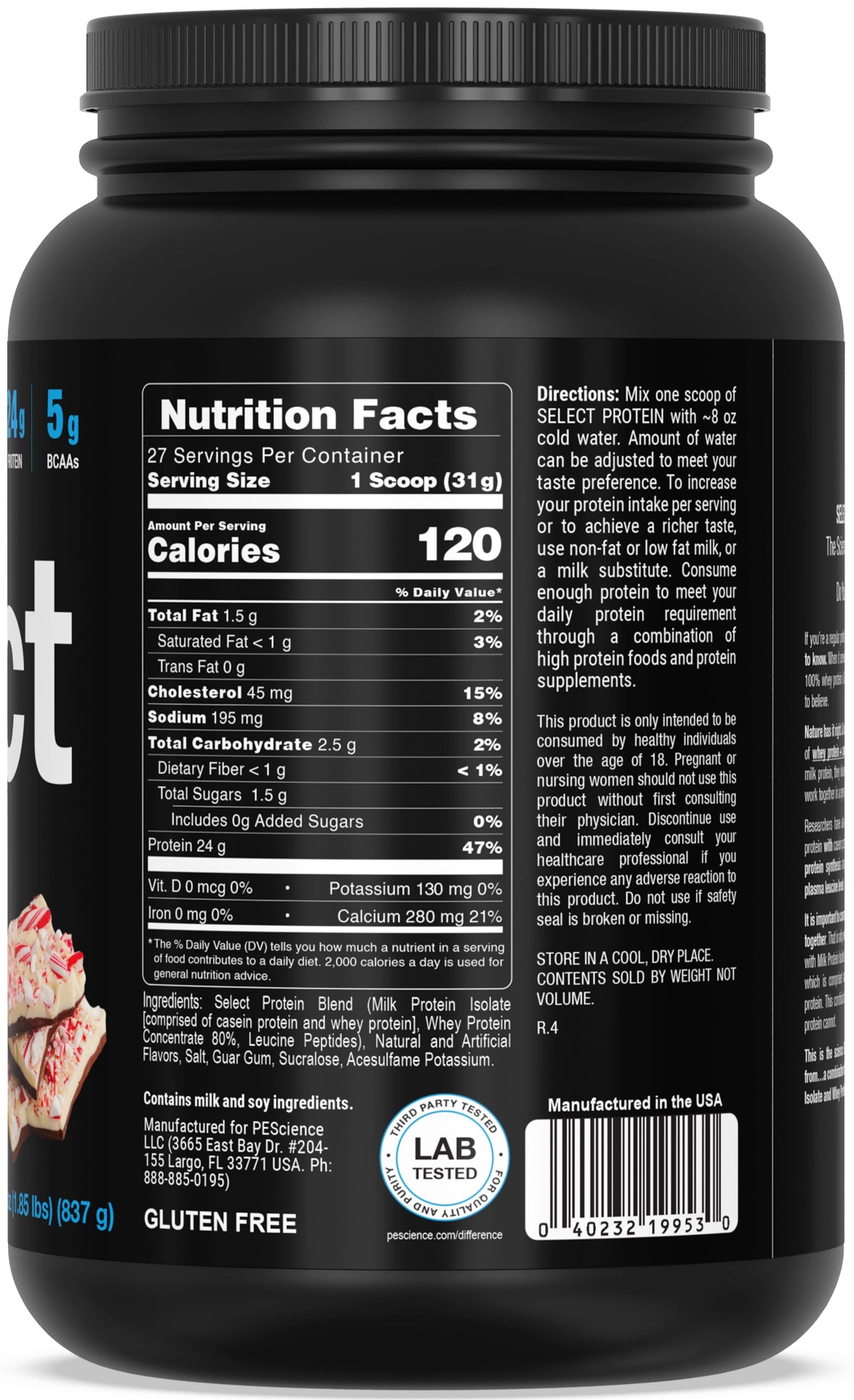 PEScienceCA Select Protein Powder