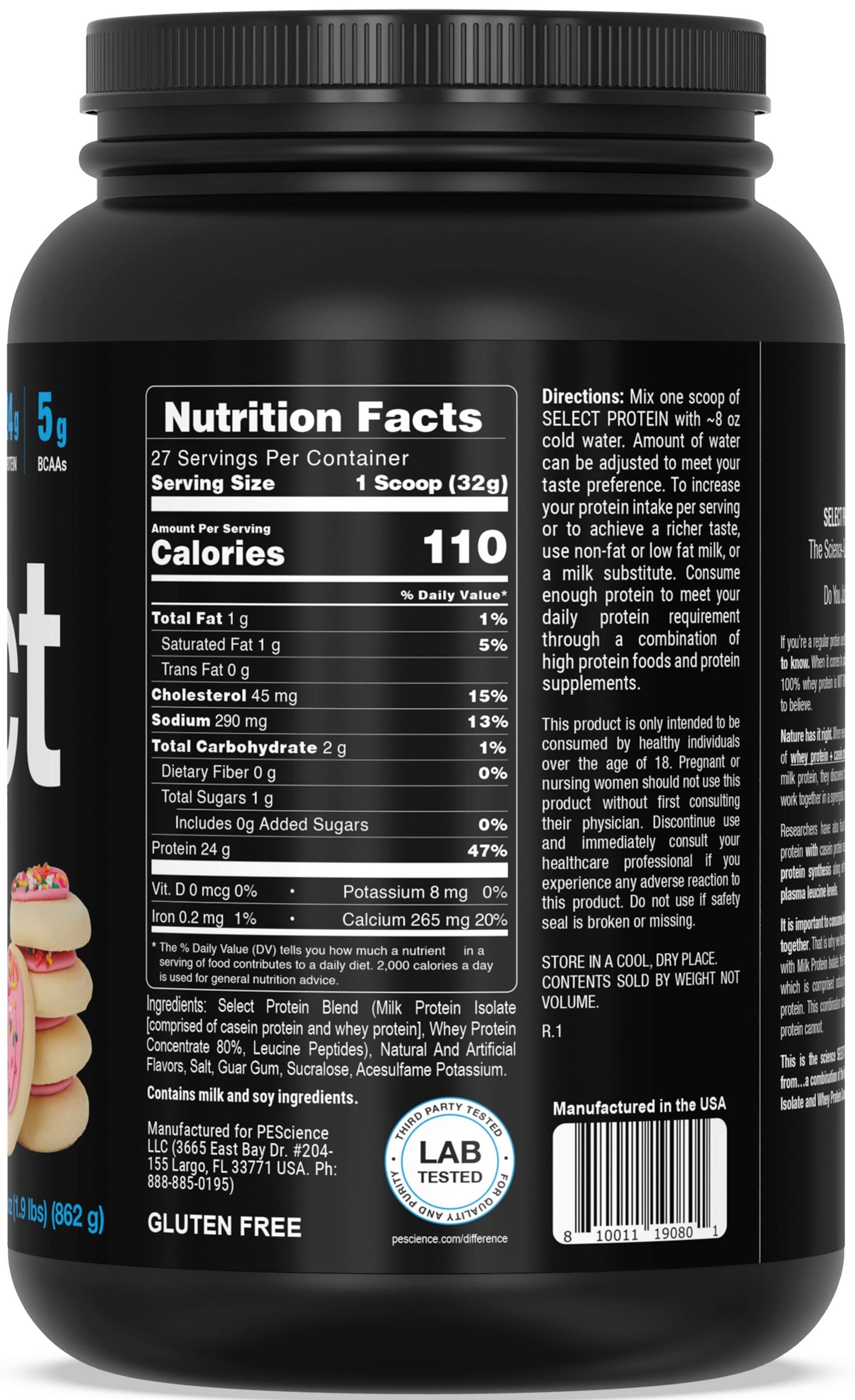 PEScienceCA Select Protein Powder