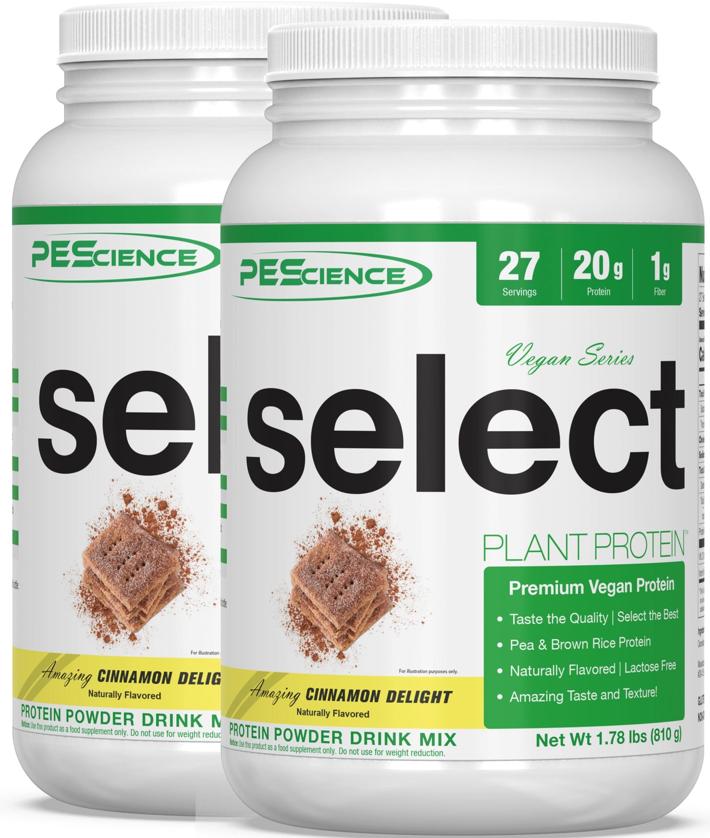 PEScienceCA Select Vegan Protein Vegan Cinnamon Delight 54