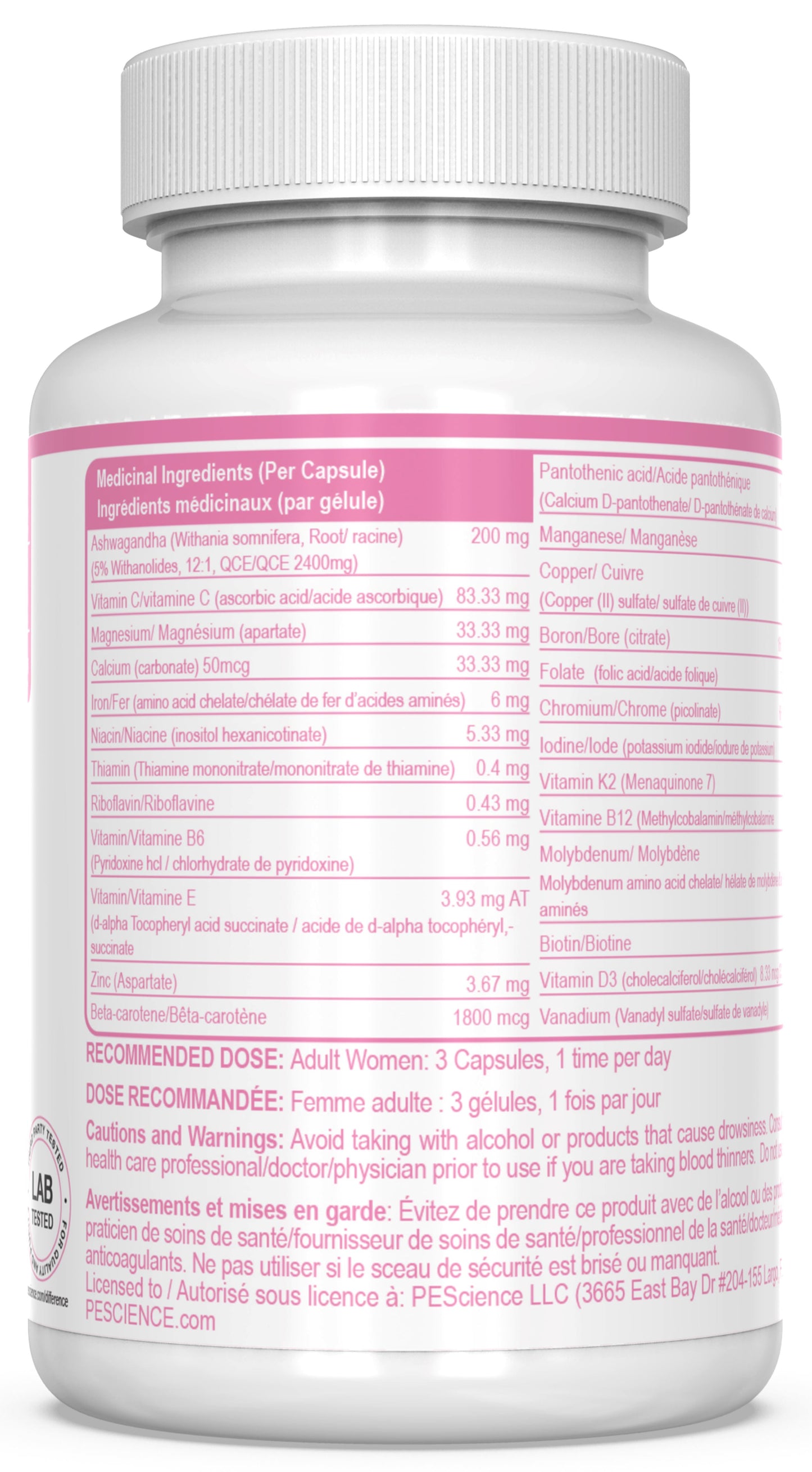 TruMulti Women's Supplement PEScienceCA 