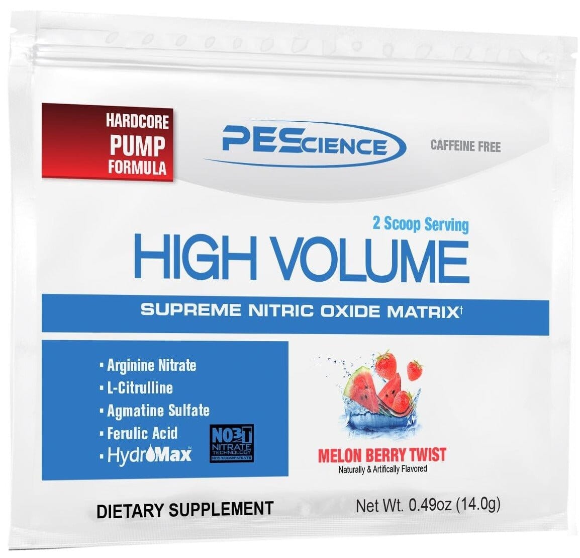 PEScienceCA High Volume Pre-Workout Melon Berry Twist 1 Sample