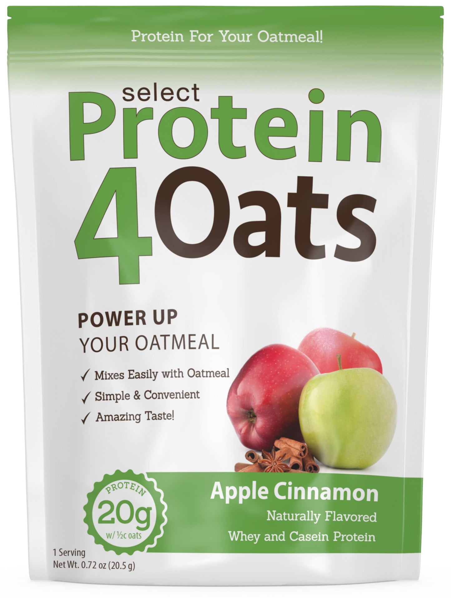 PEScienceCA Protein4Oats Apple Cinnamon 12