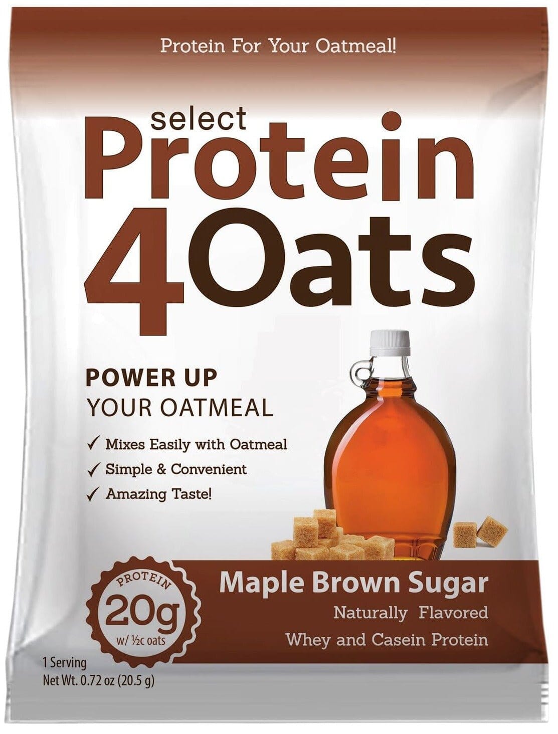 PEScienceCA Protein4Oats Maple Brown Sugar 1 Sample
