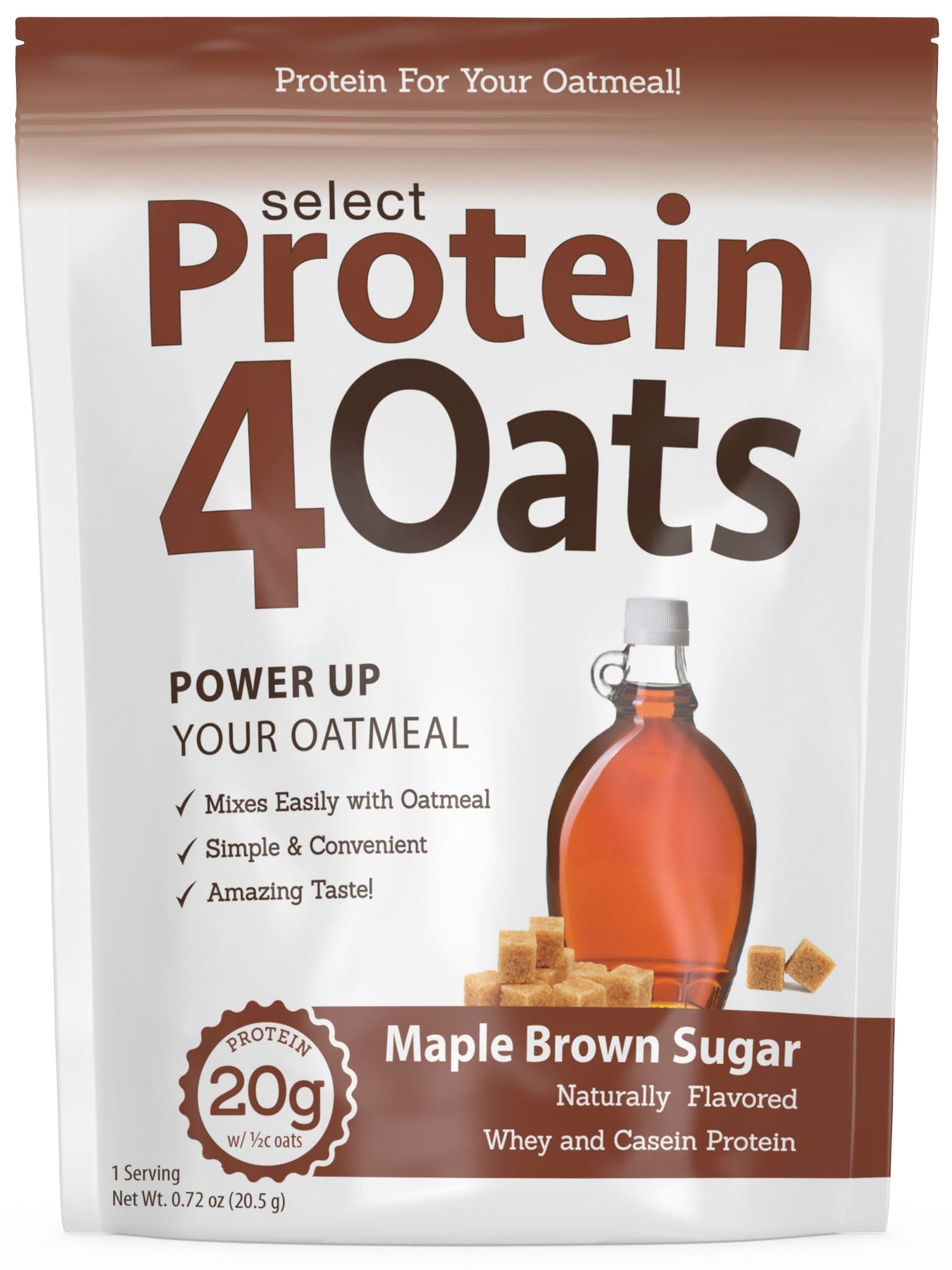 PEScienceCA Protein4Oats Maple Brown Sugar 12
