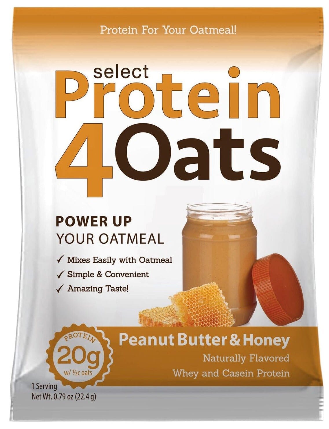 PEScienceCA Protein4Oats Peanut Butter and Honey 1 Sample