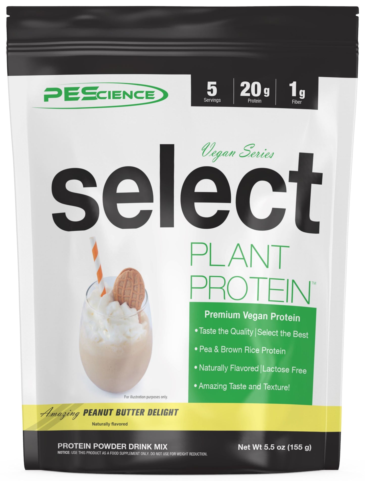 PEScienceCA Select Vegan Protein Vegan Peanut Butter Delight 5