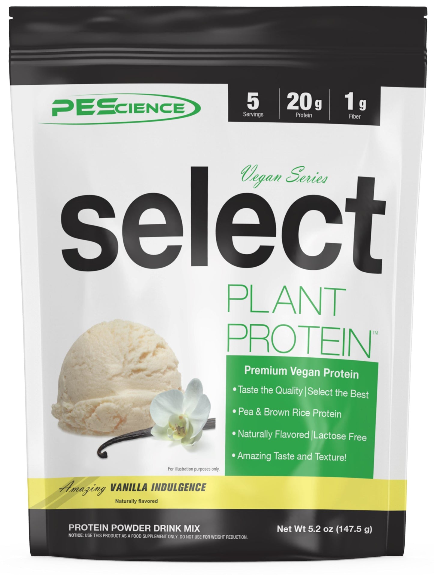 PEScienceCA Select Vegan Protein Vegan Vanilla Indulgence 5