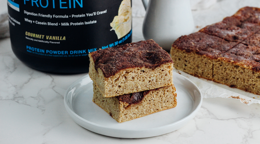 High Protein Cinnamon Sugar Cake