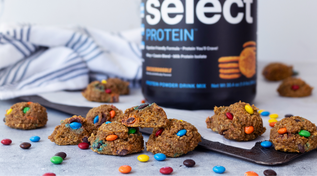M&M Protein Oat Bites