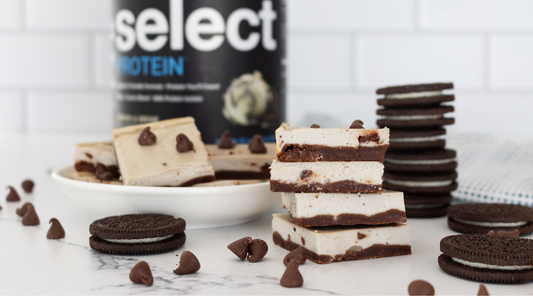 Oreo Protein Cheesecake Squares