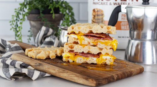 Protein Waffle Sandwich