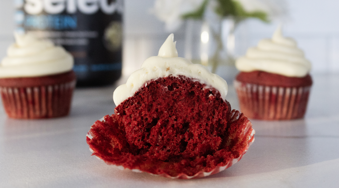 Red Velvet Protein Cupcakes