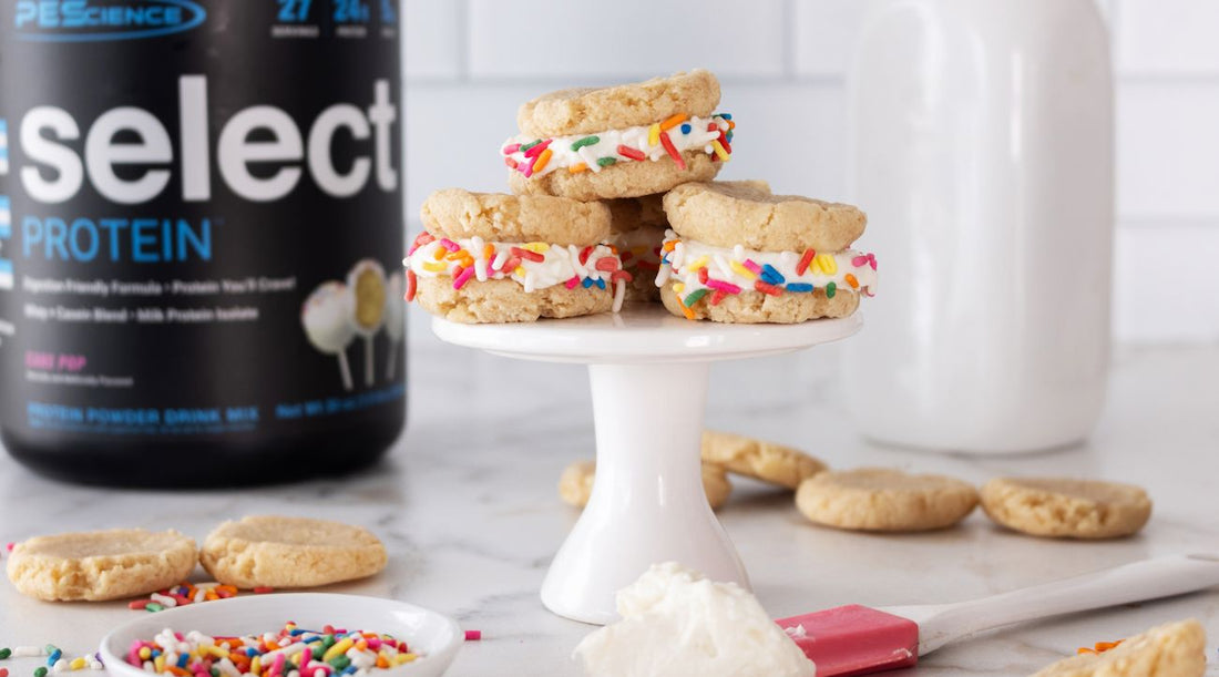 Cake Batter Protein Cookies