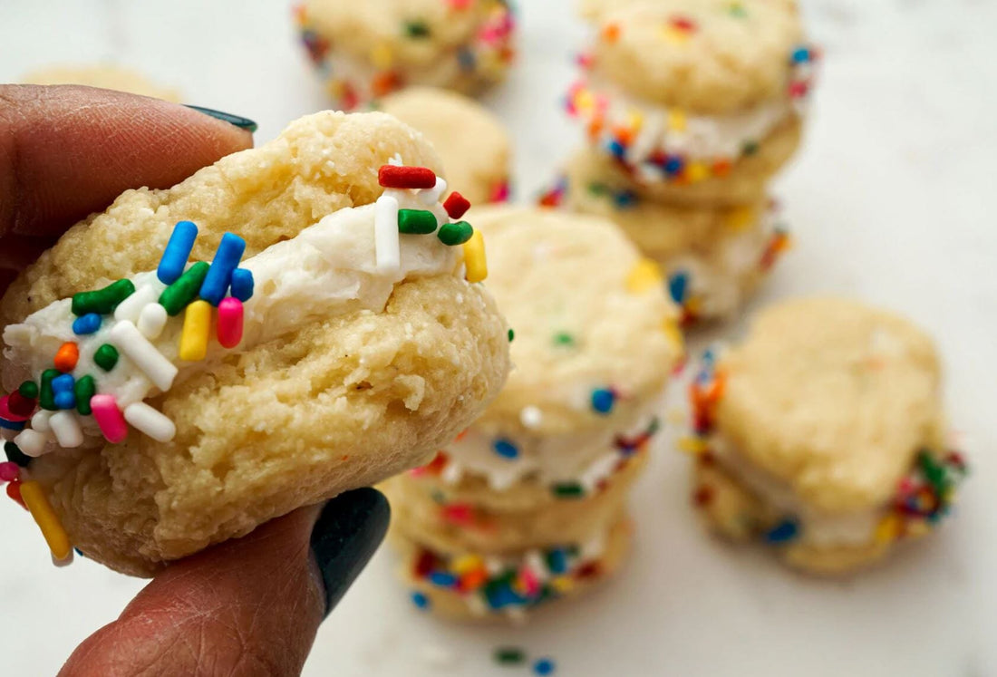 Cake Batter Protein Cookies