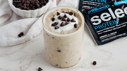 Chocolate Chip Overnight Protein Oatmeal