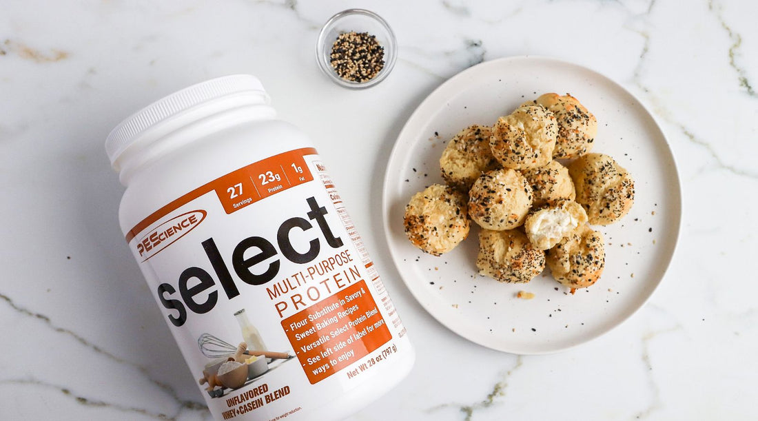 High-Protein Everything Bagel Bites