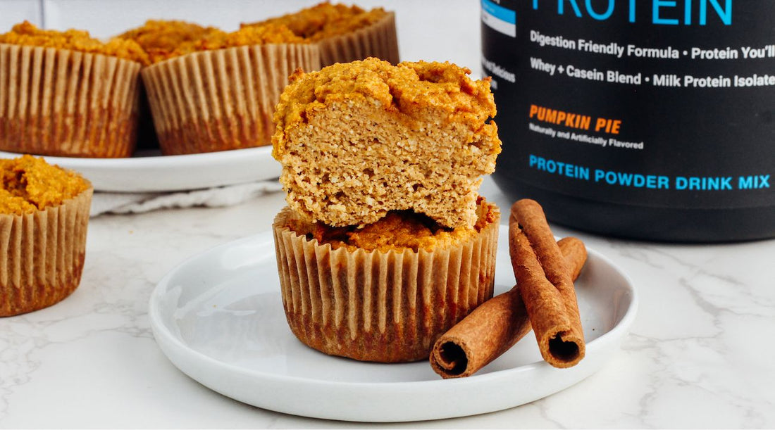 Low Carb Pumpkin Protein Muffins
