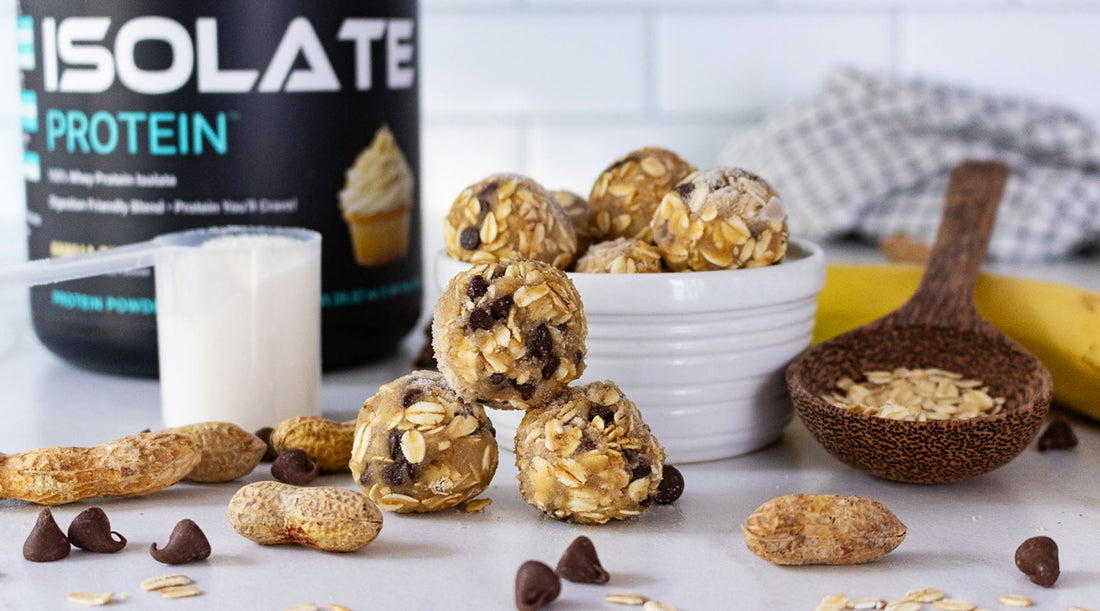 No-Bake Oatmeal Peanut Butter Protein Bites