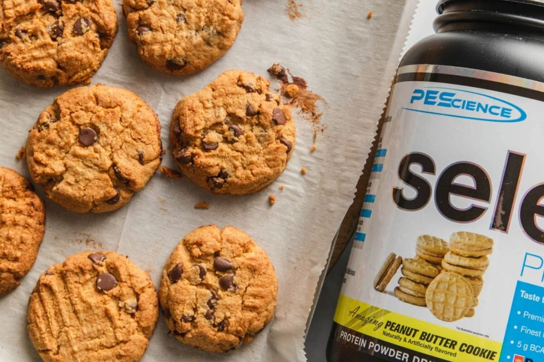 Protein Peanut Butter Chocolate Chip Cookies
