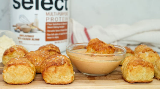 Protein Pretzel Bites and Cheese Dip
