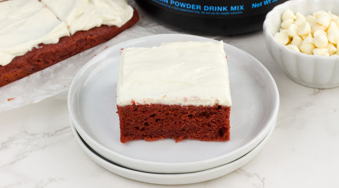 Red Velvet Blondies