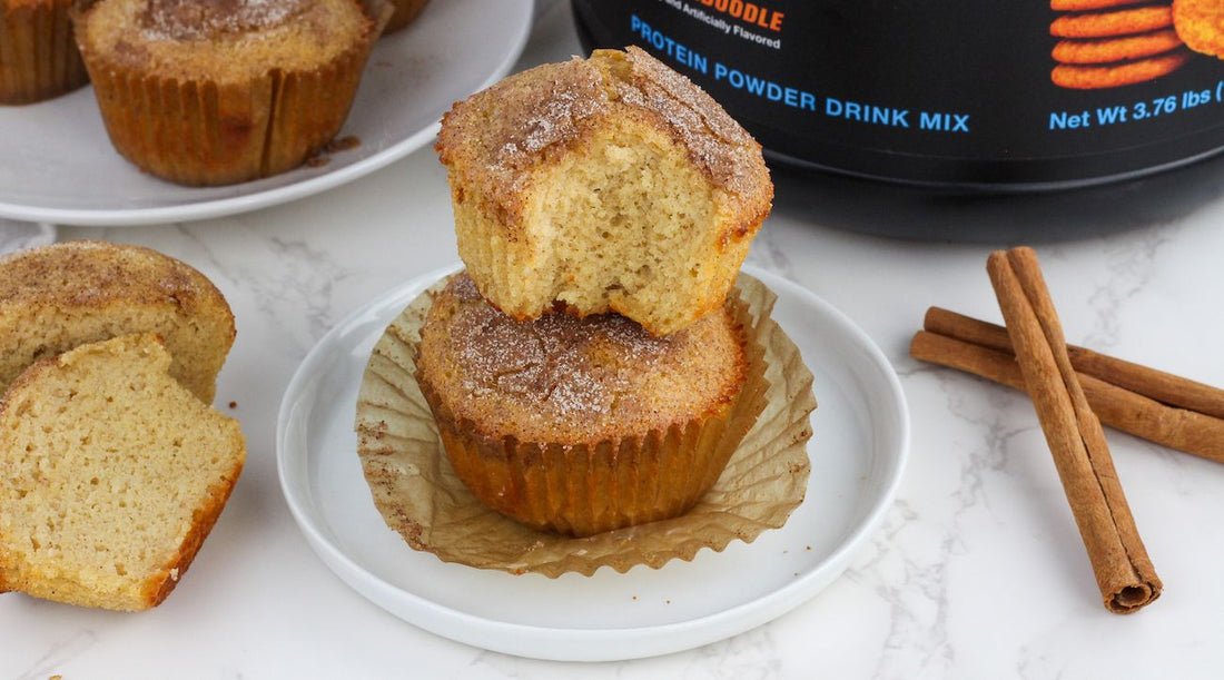 Snickerdoodle Protein Muffins