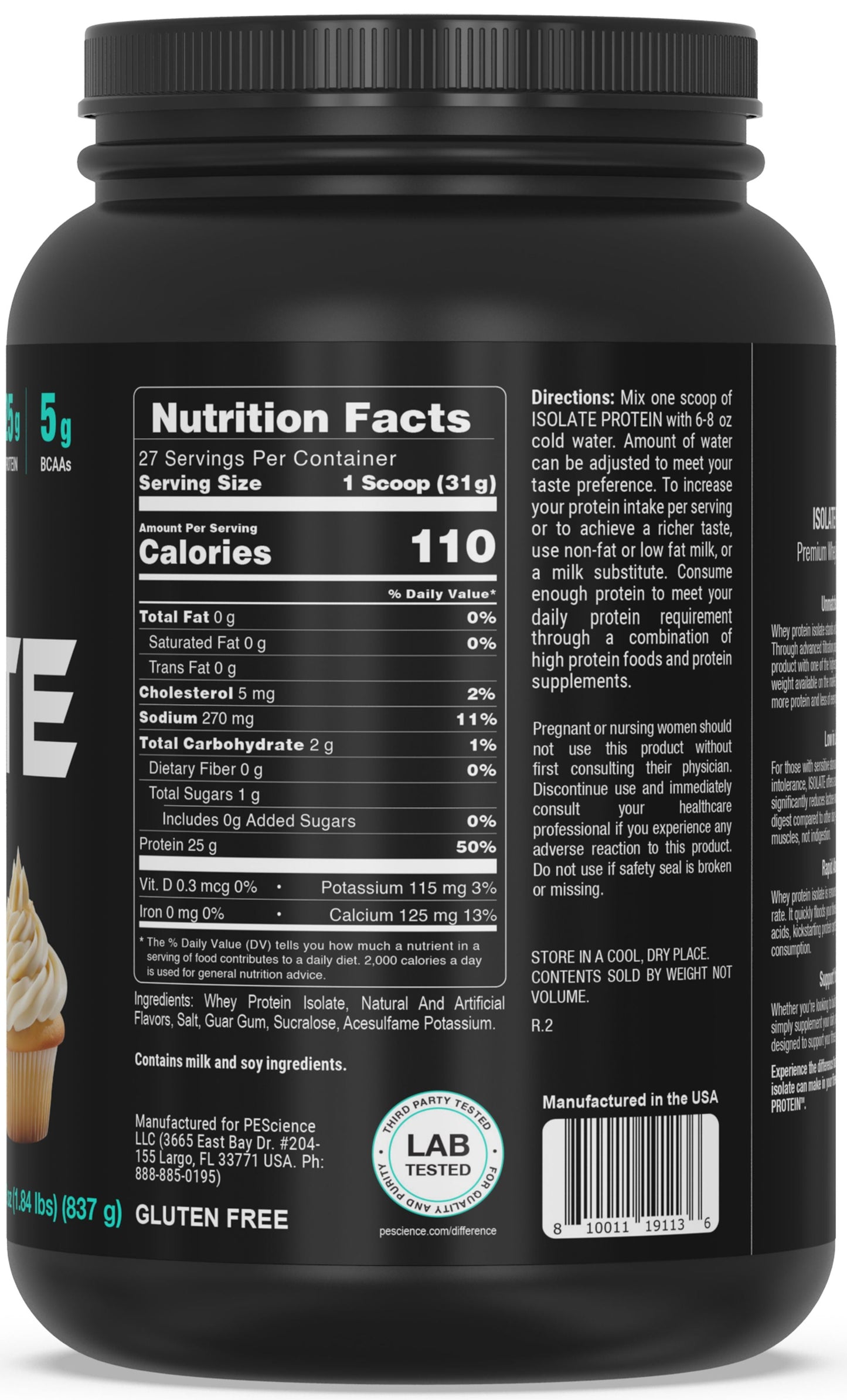 Canada PEScience ISOLATE Protein 