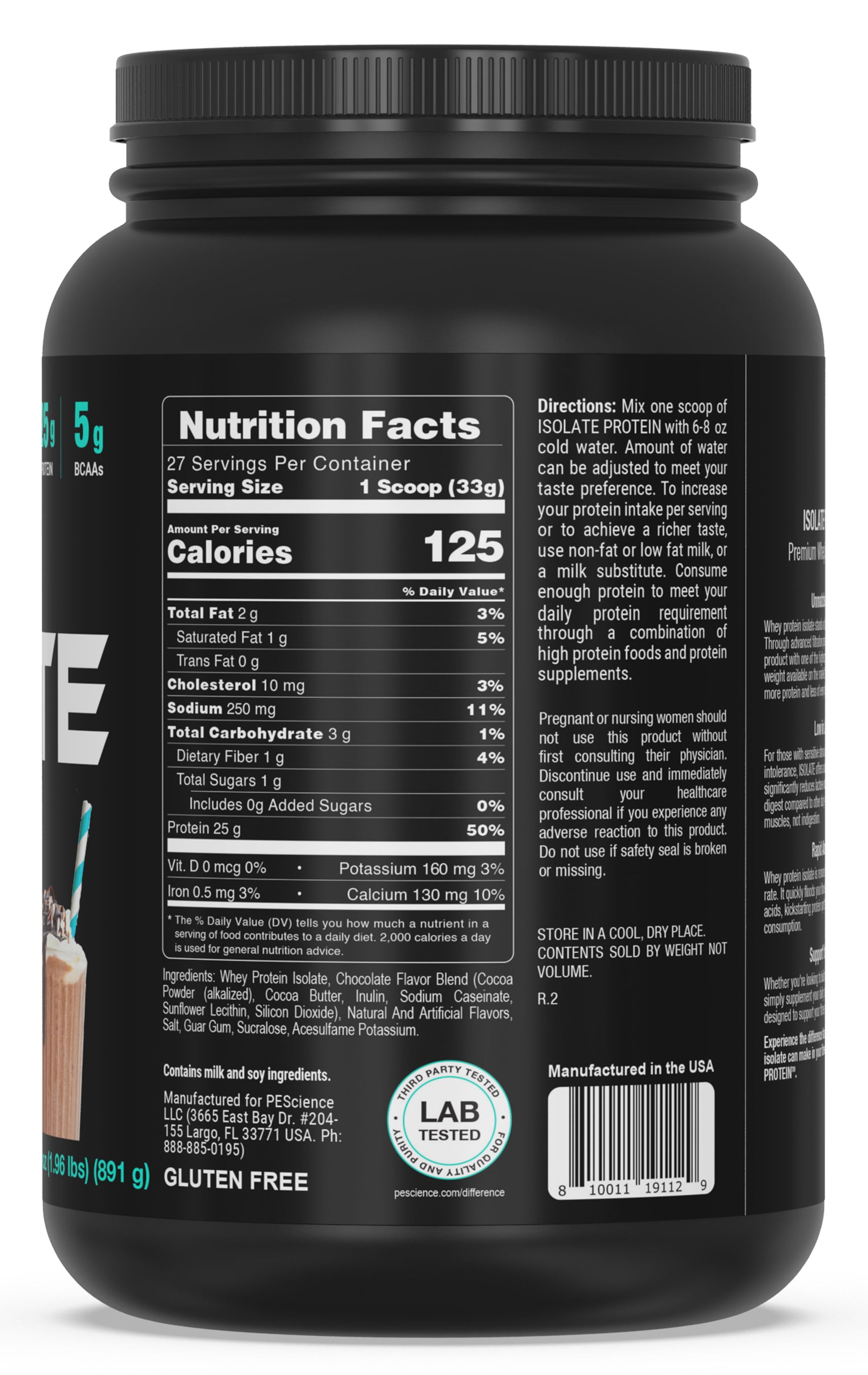 Canada PEScience ISOLATE Protein 