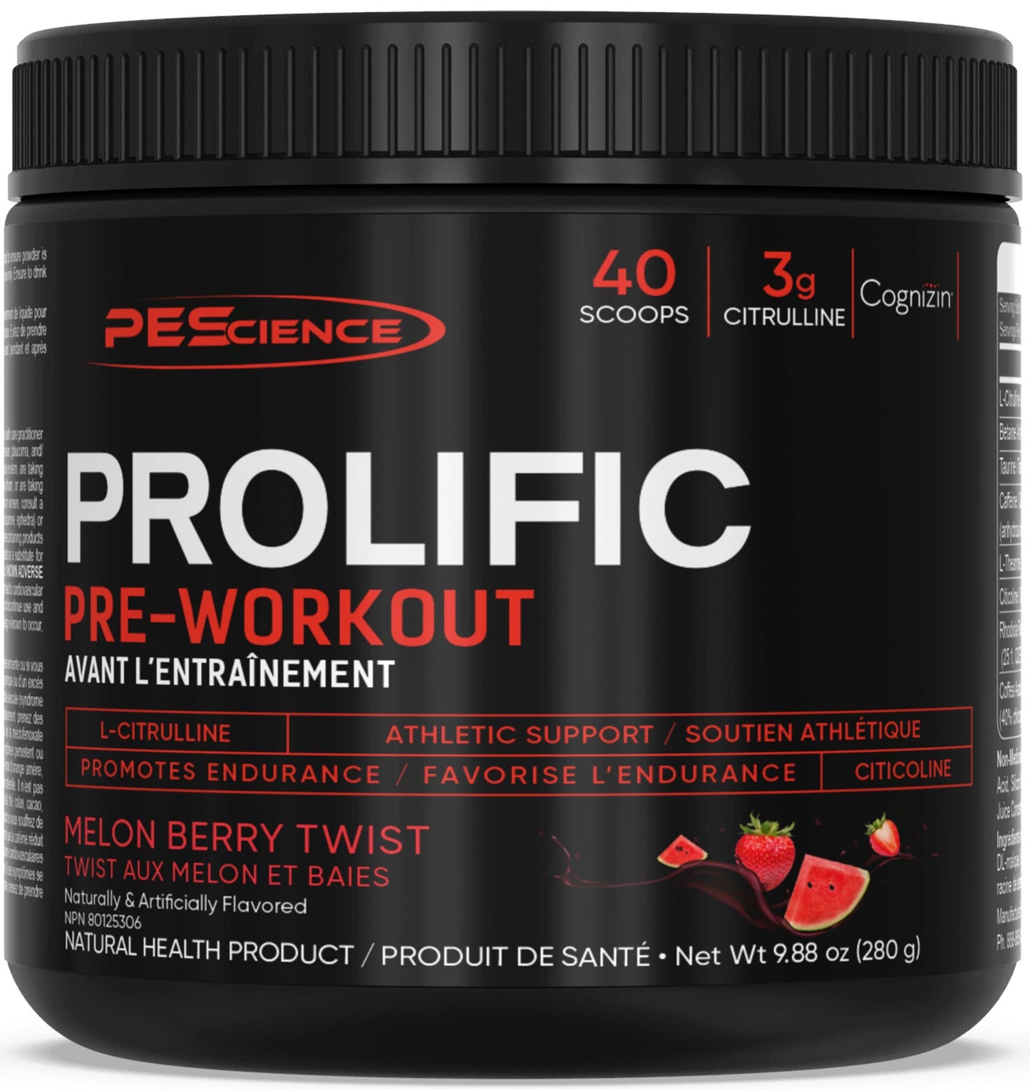 PEScienceCA Prolific Pre-Workout 