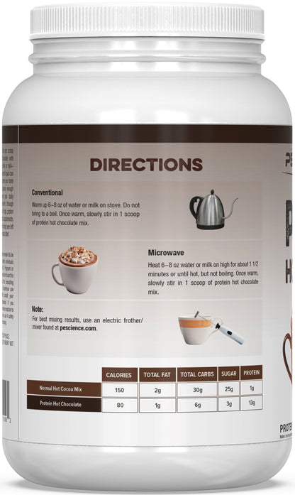 PEScienceCA Protein Hot Chocolate 