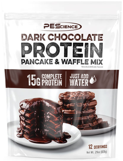 PEScienceCA Protein Pancake & Waffle Mix Dark Chocolate 12