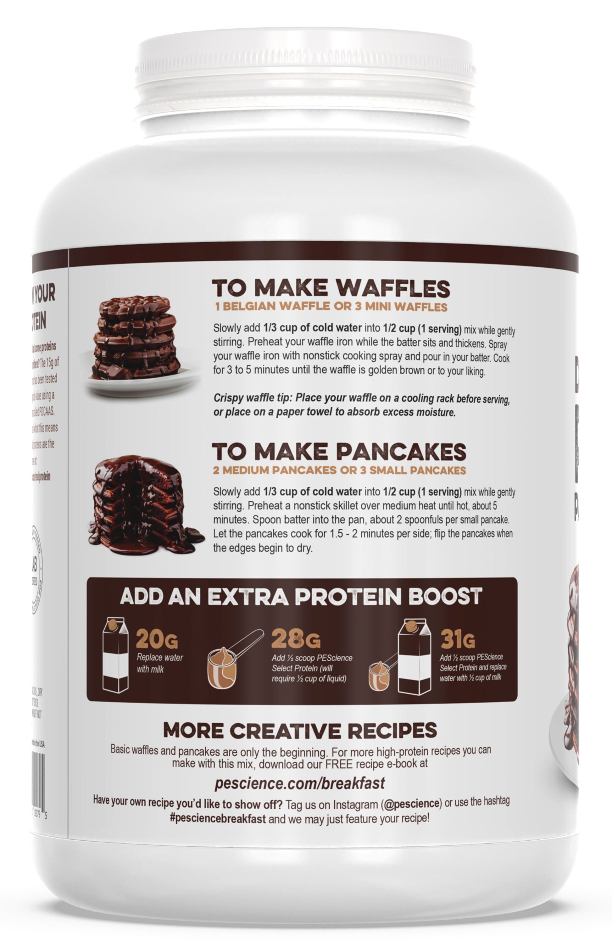 PEScienceCA Protein Pancake & Waffle Mix 