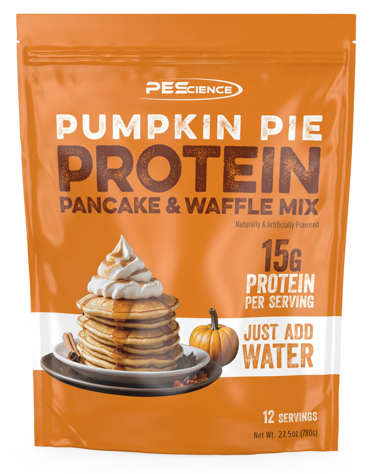 PEScienceCA Protein Pancake & Waffle Mix Pumpkin Pie 12